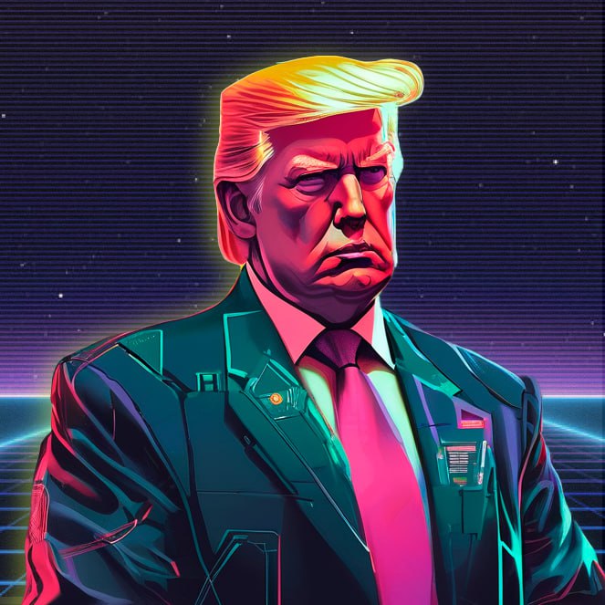 CyberTrumpETH's tweet image. During the elections of 2124, Cyber Trump utilizes advanced algorithms and neural networks to tailor his messages to specific voter demographics, ensuring maximum impact.
#Solana #MemeCoinSeason24