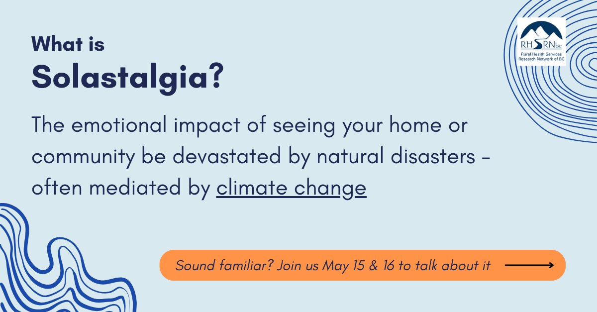 If this sounds familiar to you, join us on May 15&16 for a virtual symposium on youth leadership in the face of climate change! 

Learn more here: blogs.ubc.ca/rhsrnbcsymposi…

#climatechange #solastalgia #youthleadership #ecoanxiety