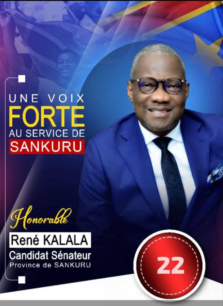 #RDC ! Loin de sa province d’origine, René Kalala a été le meilleur élu aux élections sénatoriales dans la province du Sankuru.