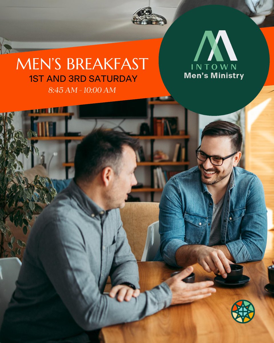 Join us for hearty breakfasts and meaningful conversations at our Men's Breakfast! See you at Intown Coffeehouse this Saturday!

#IntownChurchATL #IntownCommunity #Invite #MensBreakfast