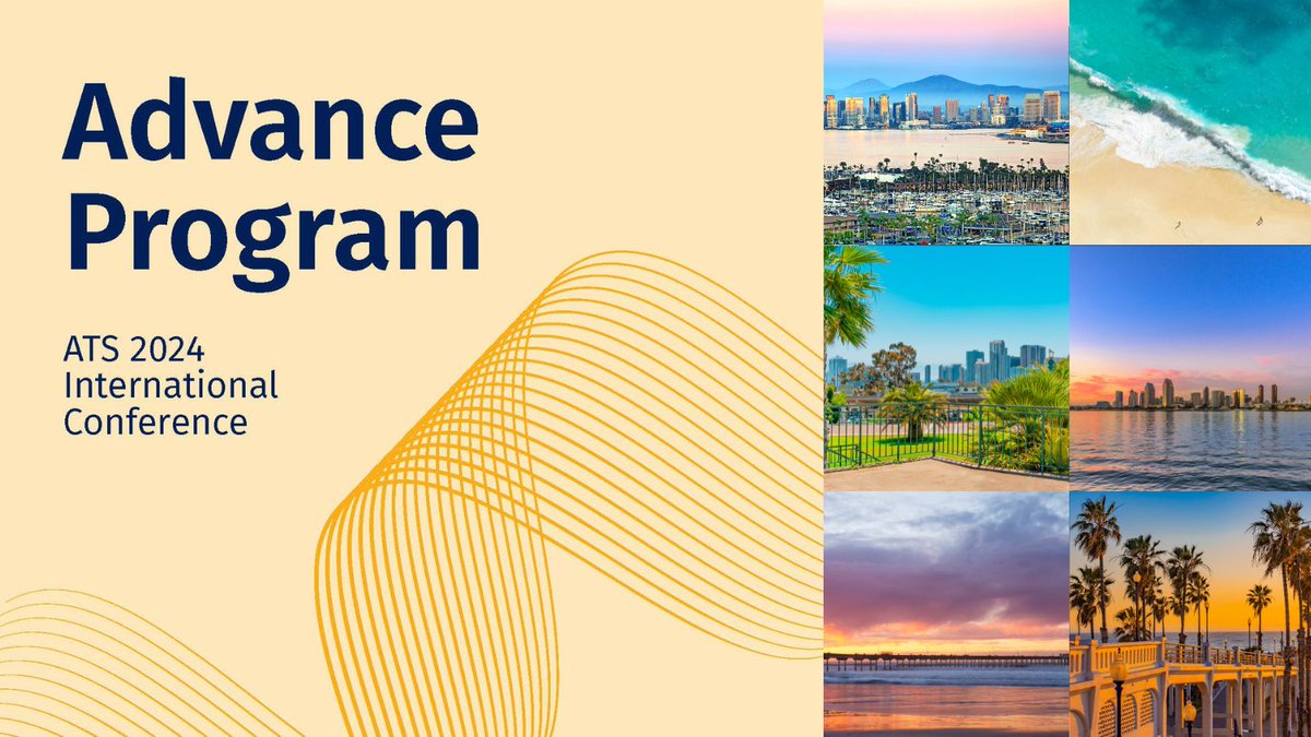 Start planning your perfect conference experience with the ATS 2024 Advanced Program, out now. Get all the postgraduate courses, scientific and educational sessions, speaker info, and more, at your fingertips!🗺️ 🔗Download the Advance Program here: tinyurl.com/4cpm4bc5