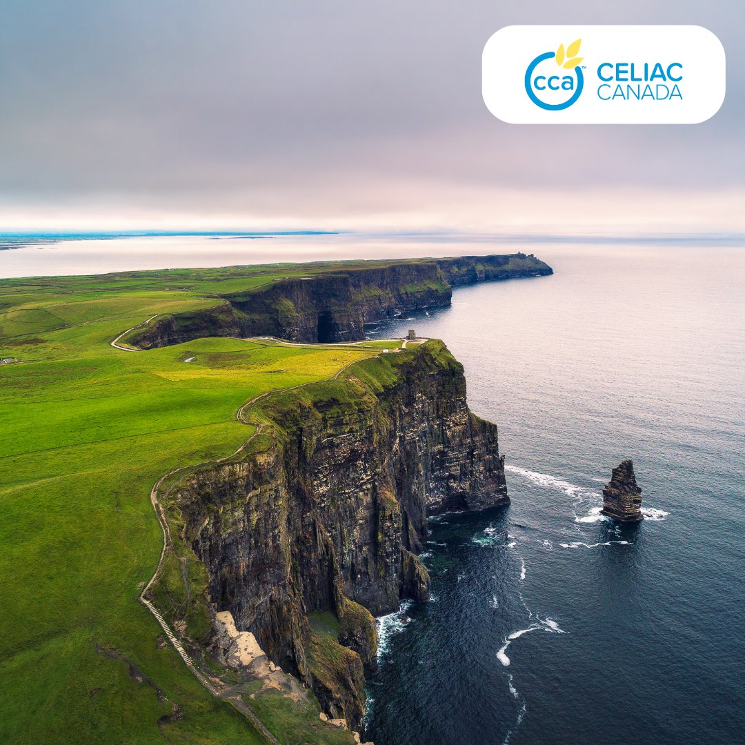Explore the magical island of Ireland on this small group luxury coach tour. Enjoy stays in first class hotels with a hearty full Irish breakfast daily, as well as 6 evening meals, all with the celiac traveller in mind. Learn more: celiac.ca/gluten-free-cr…