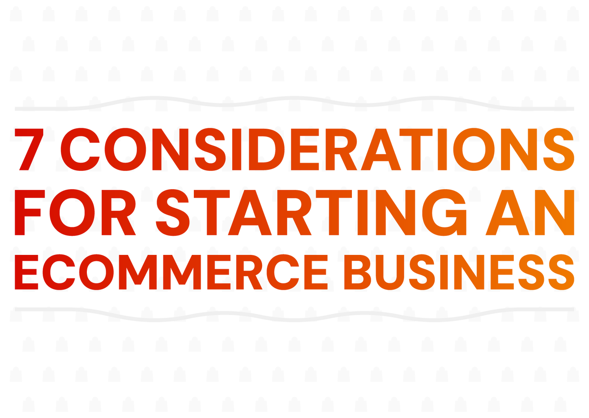 Top 7 Considerations When Starting an ECommerce Business (2024) fyresite.com/ecommerce-busi… #Googlemybusiness #fyresiteblog