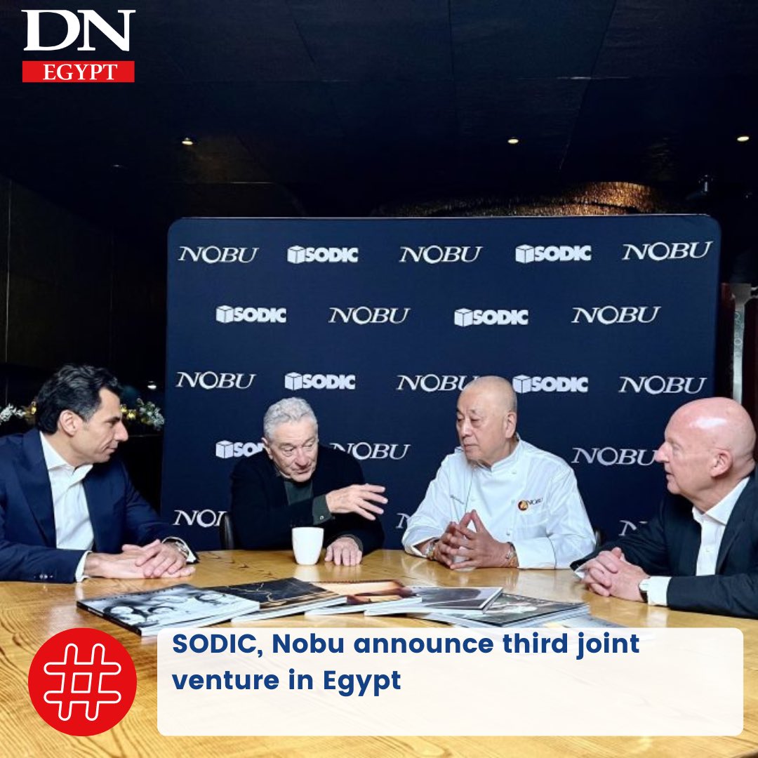 -@SODICRealEstate , Nobu announce third joint venture in #Egypt Read more: shorturl.at/nUX23