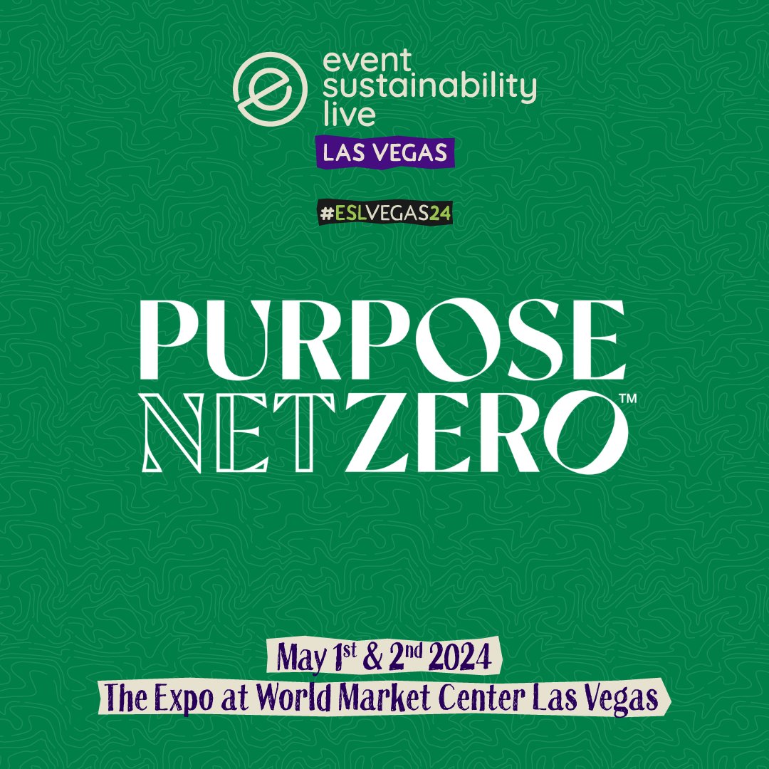 🌍 ESL Las Vegas is thrilled to announce our partnership with Purpose Net Zero 🤝 

Together, we're committed to driving sustainable solutions in the events industry. 

Find out more eventindustrynews.com/news/event-sus…

#SustainableEvents #GreenFuture