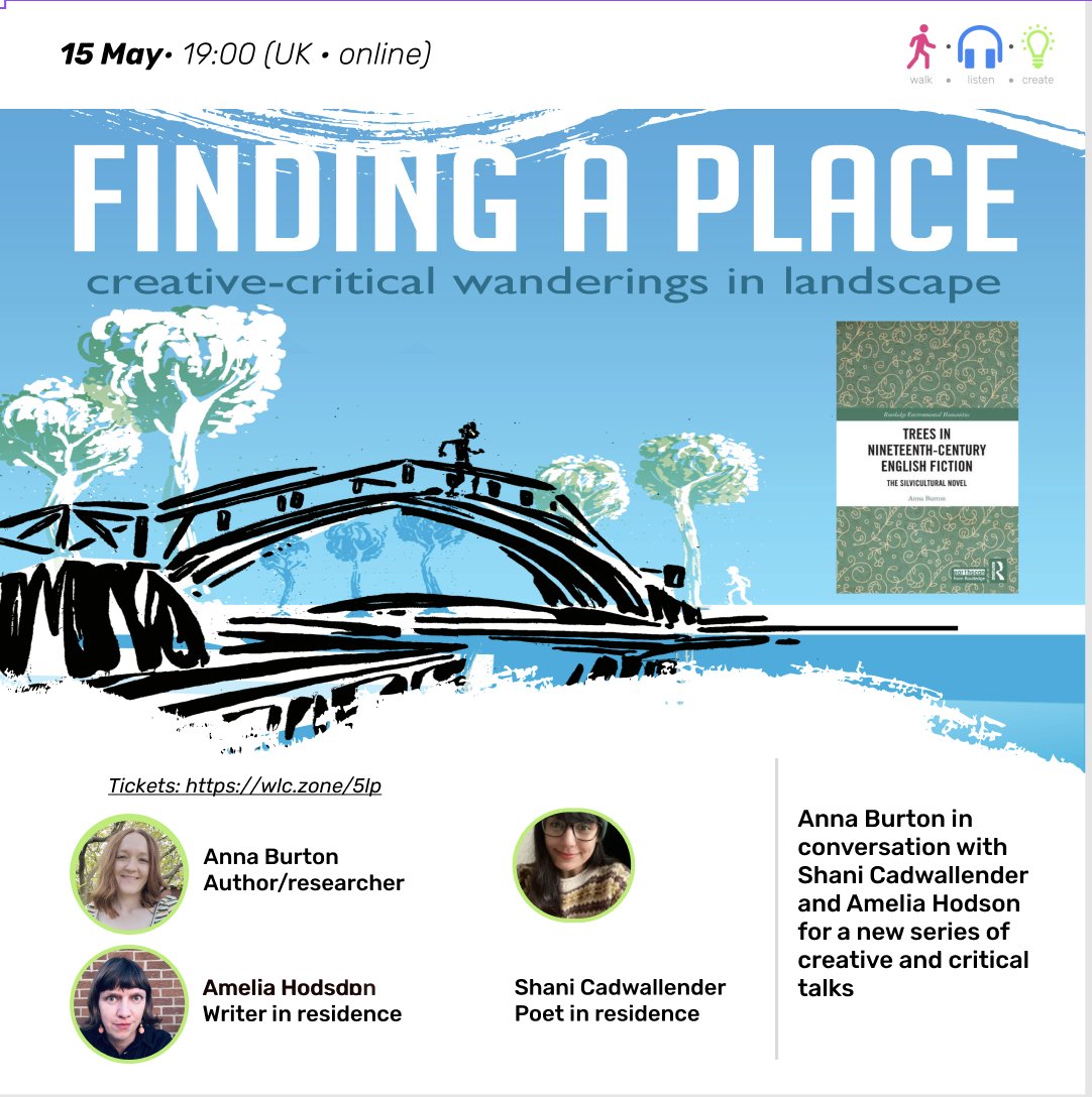 walk ¡ listen ¡ create (@walkerspectacle) on Twitter photo Coming up May 15, Walk Listen Create writers-in-residence Shani Cadwallender and Amelia Hodson chat with author and researcher Anna Burton about trees and how to write about them. Details: wlc.zone/5lp <a href="/drannaburton/">Dr. Anna Burton (drannaburton.bsky.social)</a> <a href="/Wordsworthians/">The Romanticism blog</a> <a href="/drmatthewgreen/">Matthew Green</a> Coming up May 15, Walk Listen Create writers-in-residence Shani Cadwallender and Amelia Hodson chat with author and researcher Anna Burton about trees and how to write about them. Details: wlc.zone/5lp <a href="/drannaburton/">Dr. Anna Burton (drannaburton.bsky.social)</a> <a href="/Wordsworthians/">The Romanticism blog</a> <a href="/drmatthewgreen/">Matthew Green</a>