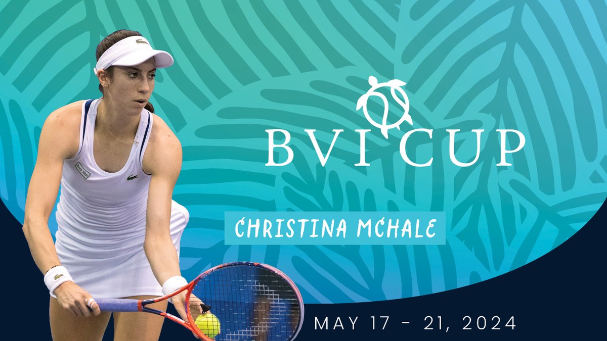 This May, join us and get to know American tennis star <a href="/ChristinaMcHale/">Christina McHale</a>! 🤩🎾Experience all seven VIP events at Rosewood Little Dix Bay with our exclusive tennis package.  bvicup.com 🏝️🎟️