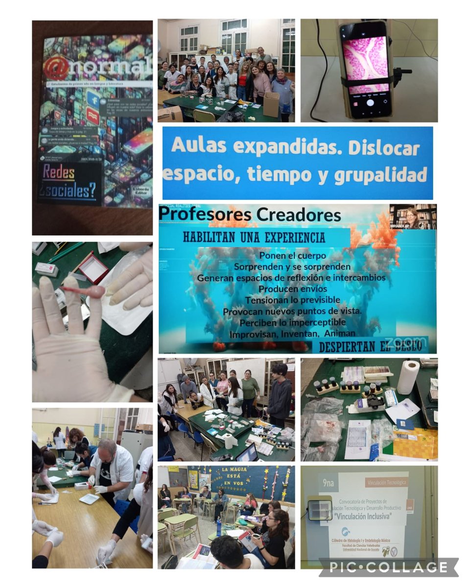 Compartiendo la producción literaria frente a los jóvenes, las tic, aprendiendo y expandiendo experiencias traducidas en enseñanzas poderosas para la formación docente inicial de profesores y técnicos en el ISP N1 junto a <a href="/UNRoficial/">UNR</a> Facultad Cs Veterinarias una apuesta genuina