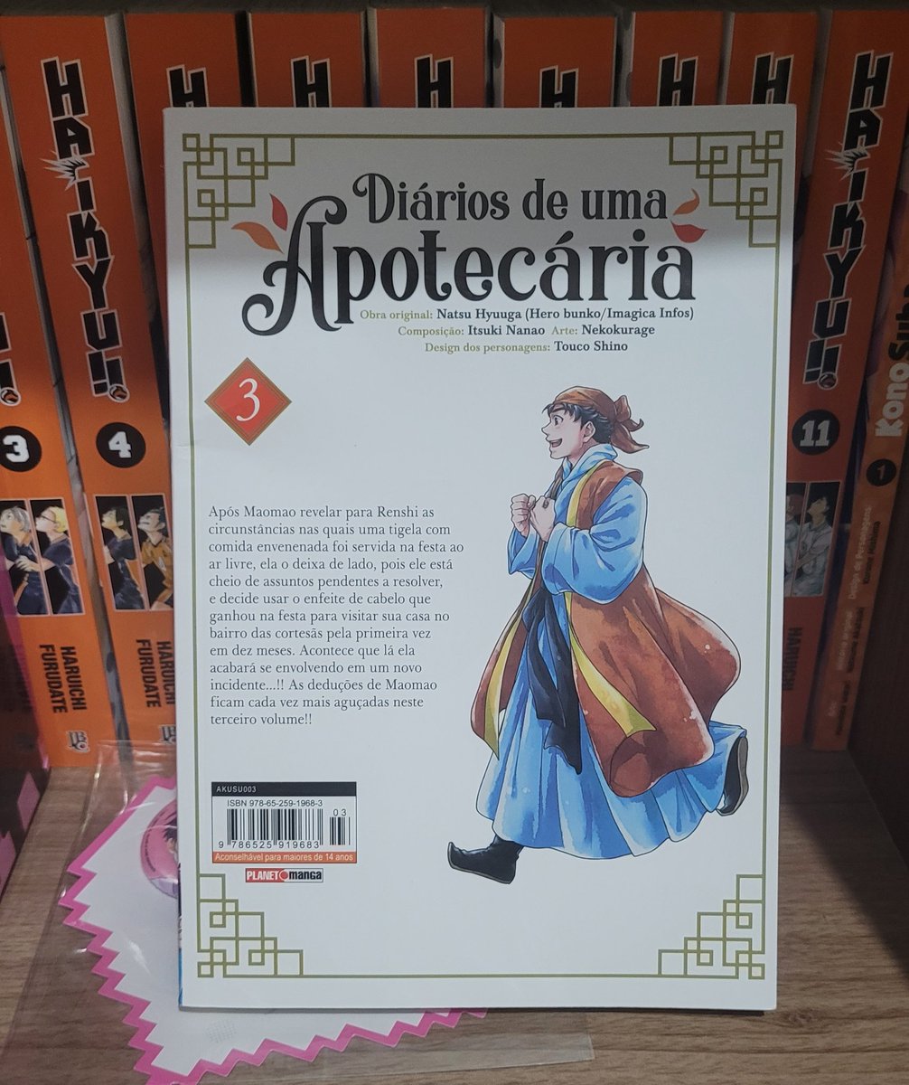 Meu exemplar de 'Apotecária #03' chegou.