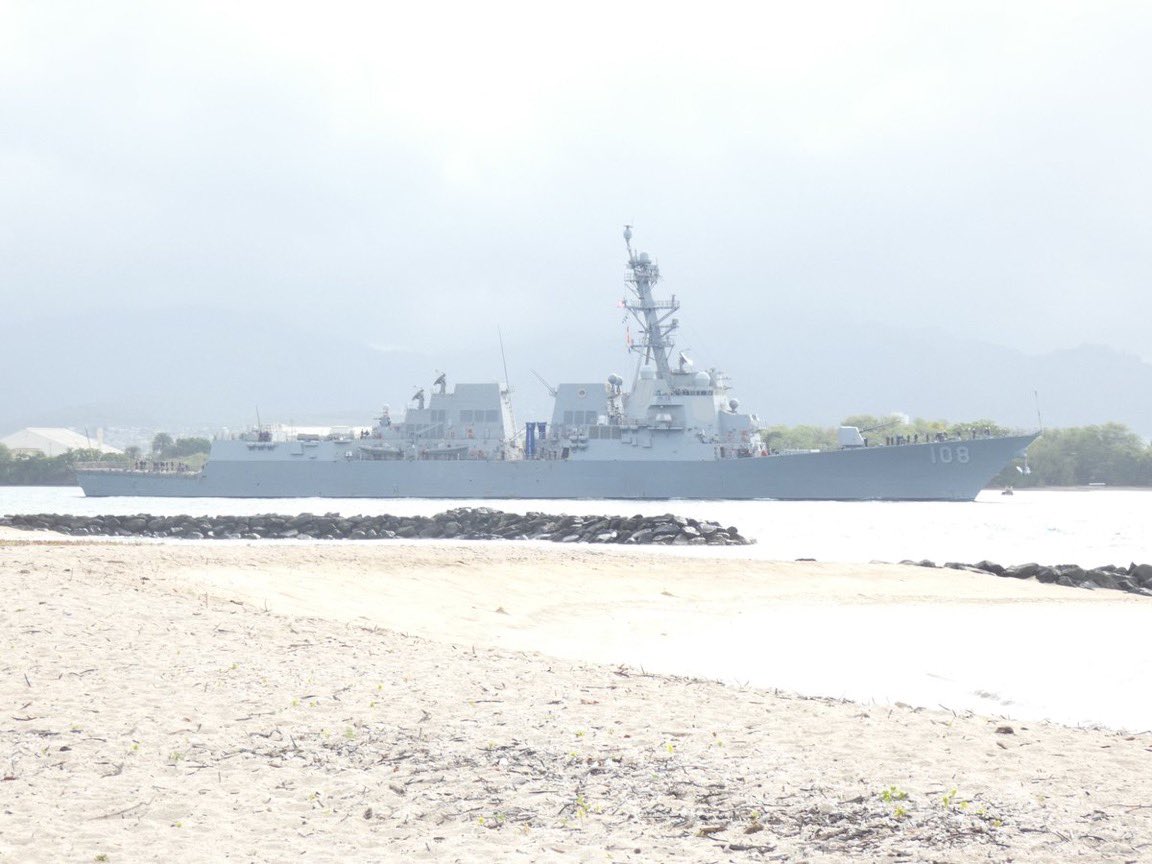 USS Wayne E. Meyer (DDG 108) Arleigh Burke-class Flight IIA guided missile destroyer leaving Pearl Harbor - April 29, 2024 #ddg108 #usswayneemeyer SRC: TW-@ES12071207