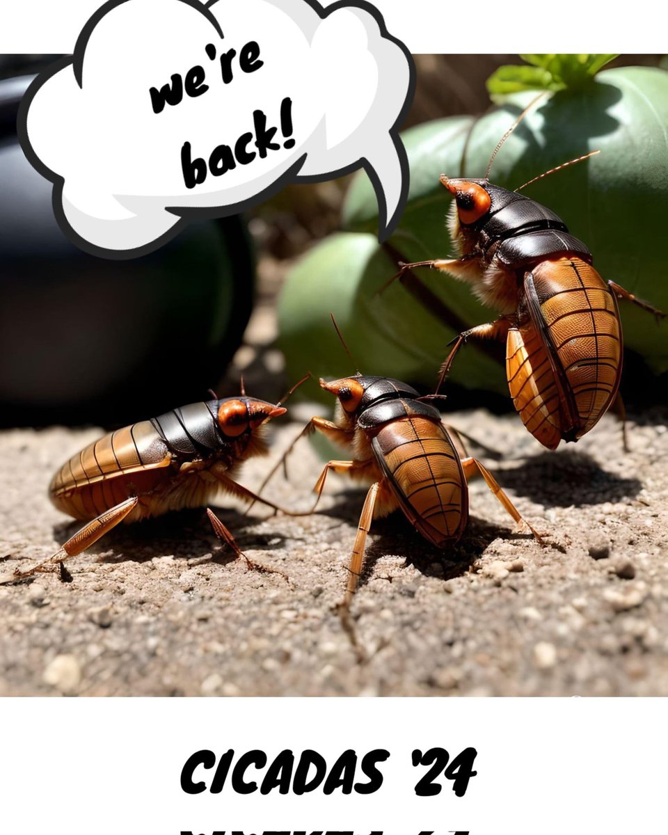 Cicadas are the most annoying bugs ever! #cicadas2024 #17yearsaplague #supportblackartists #animalistic #badassbugs #ruffwriting