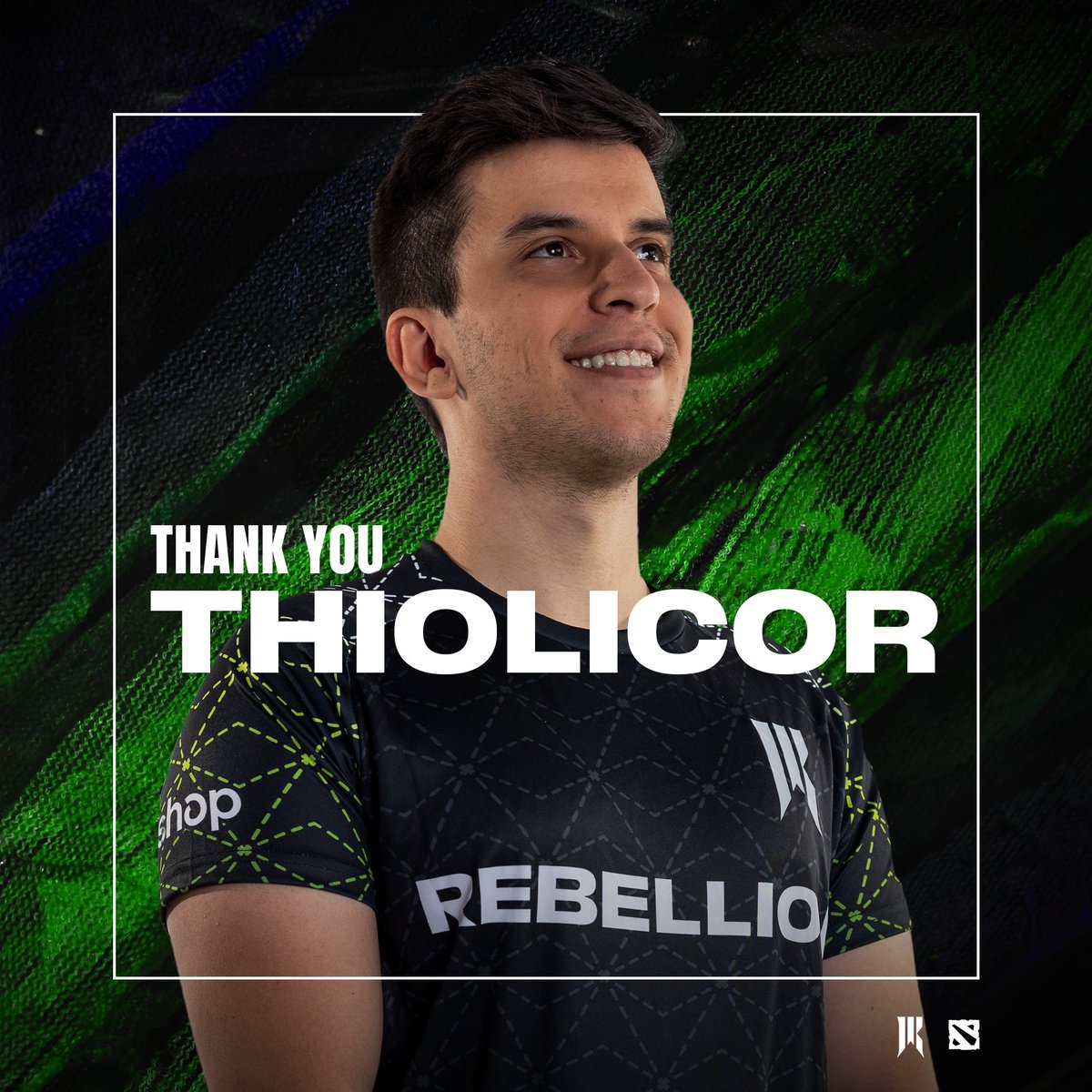 We are announcing the departure of Thiolicor from our Dota 2 roster. Thanks for playing, @Thiolicordota 💚 Stay tuned for roster updates.