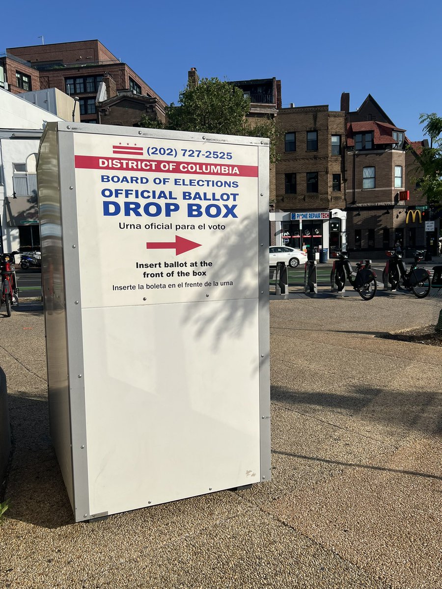 It’s that time again! Ballots went in the mail today for the June 4 Primary Election Be sure to vote by mail, by drop box, at early vote centers, or on Election Day itself. Thanks! @Vote4DC