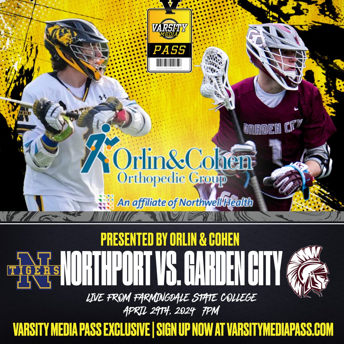 🚨 WE'RE LIVE 🚨 🥍 @NPTTigerSports vs @GC_ATHLETICS_ 🎙️ @Dylan_Butler | Tom Rooney 📺 tinyurl.com/4xfbyk47