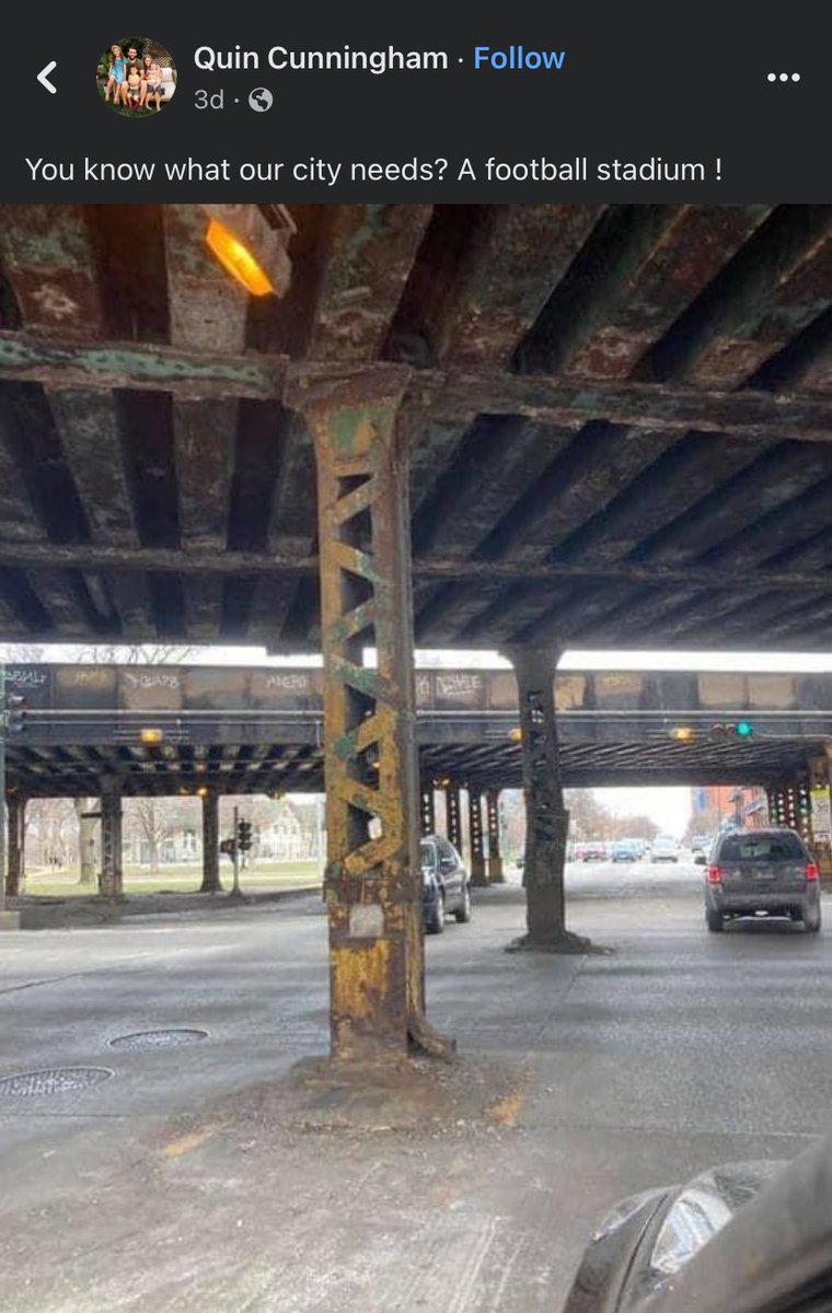 Pershing &amp; Western 📍 

“You know what our city needs? 
A football stadium !” 😢