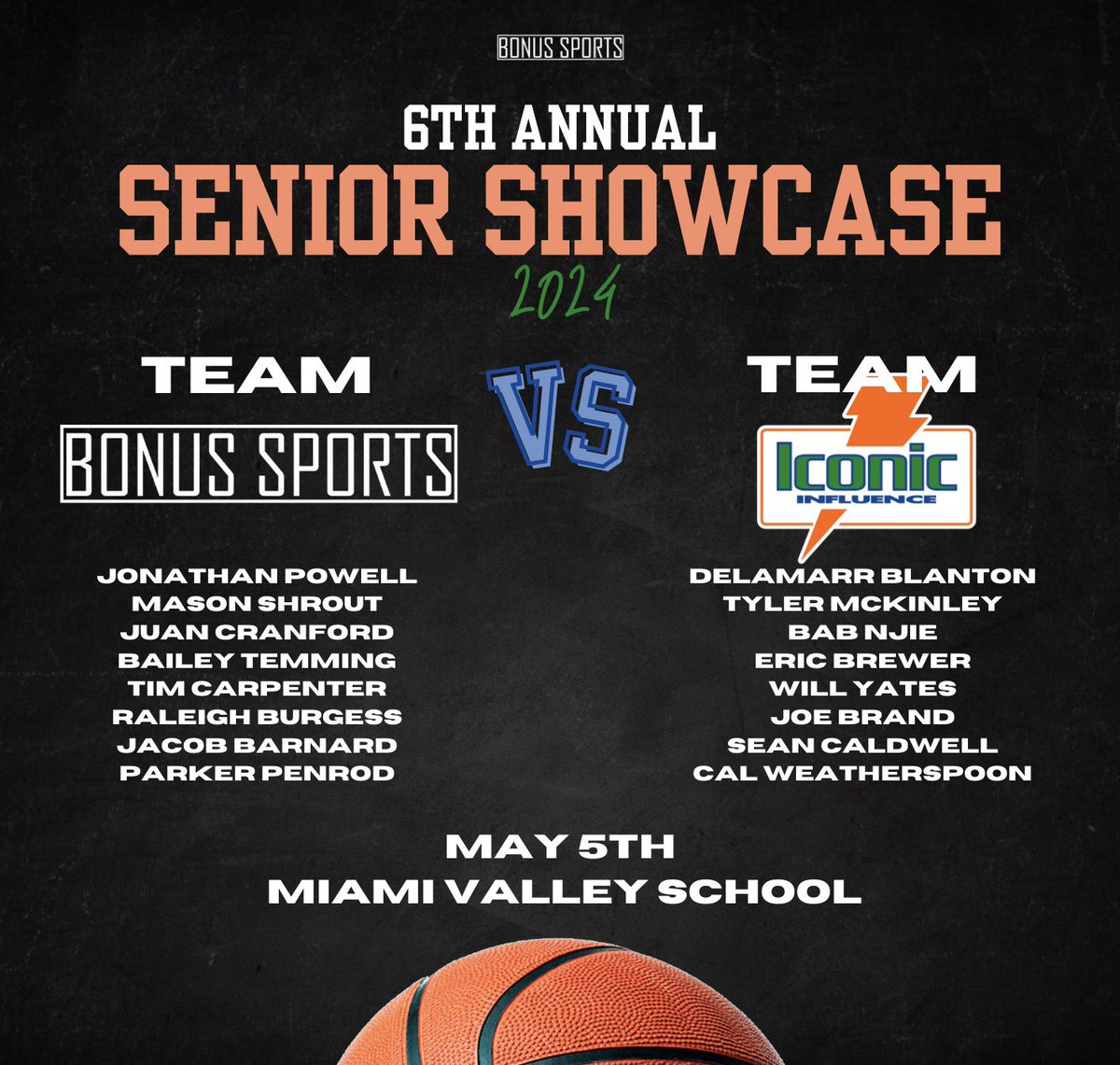 YOU DONT WANT TO MISS THIS!!! This SUNDAY - The Miami Valley School! GET YOUR TICKETS NOW. eventbrite.com/e/bonus-sports…