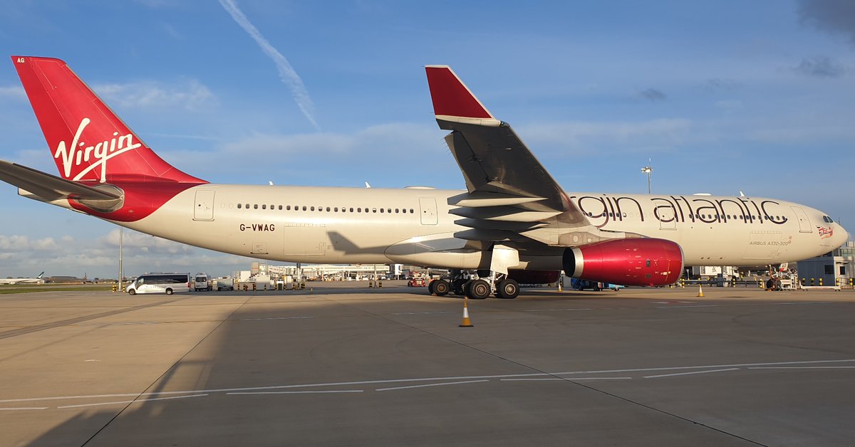 @jasonlanesplanes Virgin Atlantic Airways Airbus A330-343 G-VWAG Miss England Heathrow Airport 29-3-2024