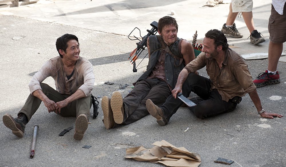 What do you think they’re laughing about? 

#TheWalkingDead #TWD #TWDFamily