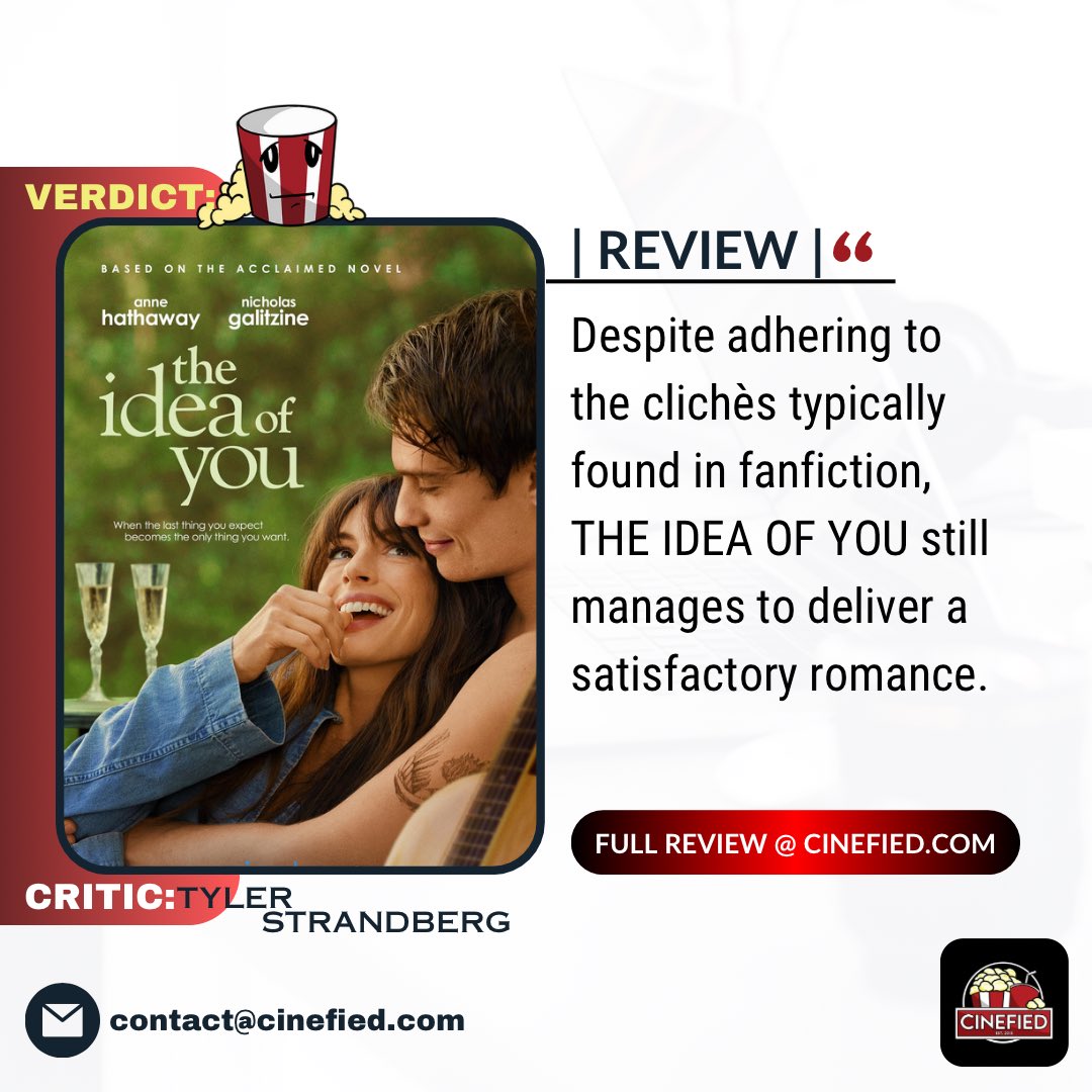 READ Our Movie Review @ Cinefied.com: cinefied.com/theideaofyoumo… [ #TheIdeaOfYou #AnneHathway #NicholasGalitzine @PrimeVideo ]