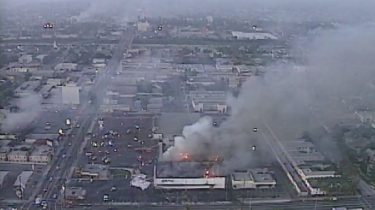 Today in 1992, four #LAPD officers were found not guilty of charges stemming from the beating of motorist #RodneyKing, and long-simmering tensions between police and African Americans in South Central #LosAngeles eruptedinto rioting that lasted six days and killed 54.