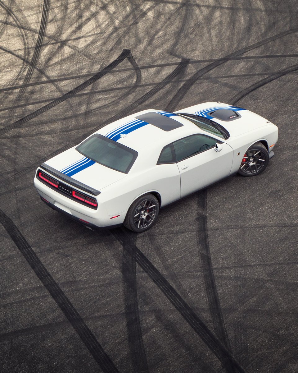 Leaving a mark, not just on the asphalt but in the heart of every car enthusiast. The Dodge Challenger – where power meets elegance on every turn. #MuscleCarMonday #DodgeChallenger #PowerAndGrace (Photo: @dodge)