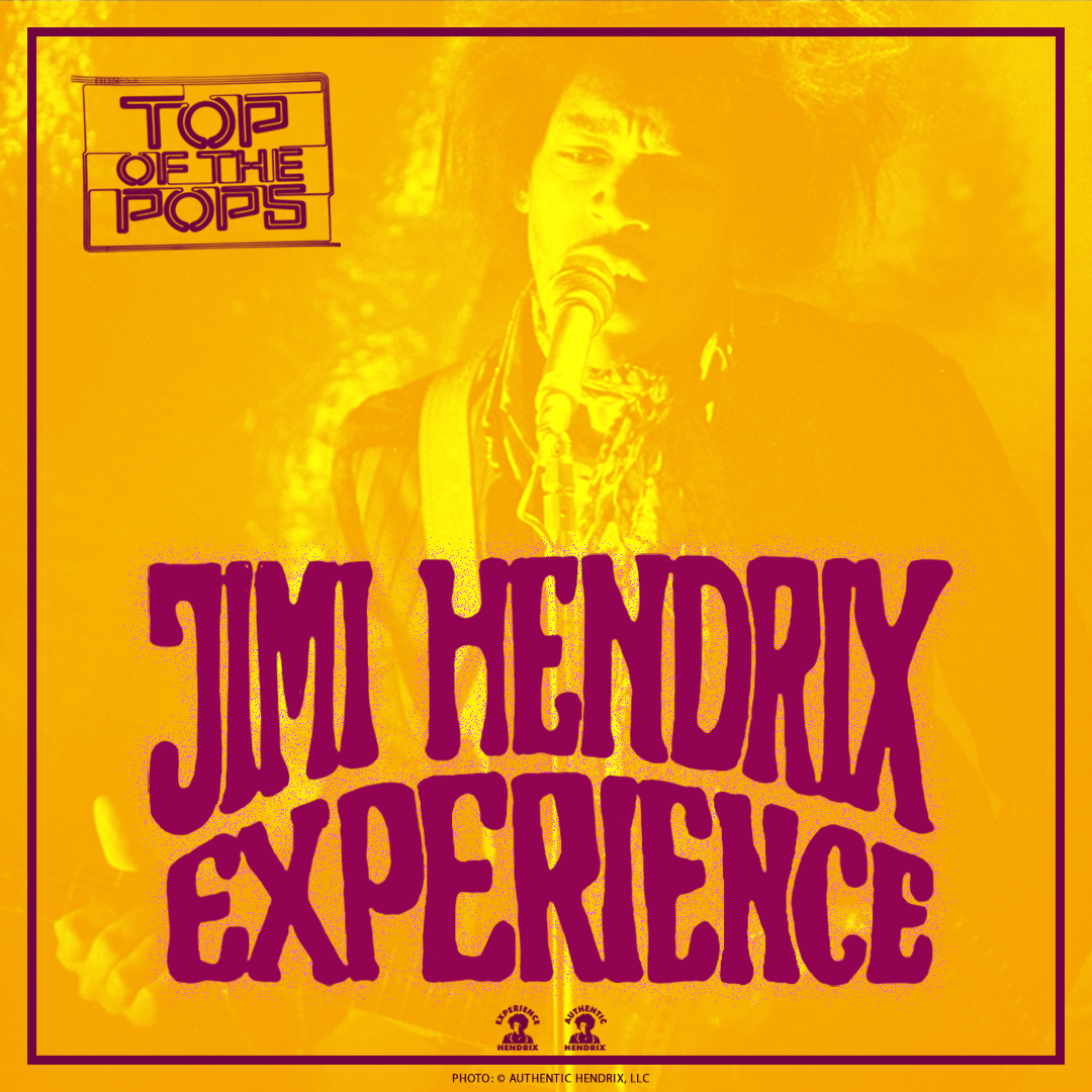 The Jimi Hendrix Experience appear on the BBC's 'Top of the Pops' on this day in 1967 supporting the release of their hit single 'Purple Haze.' BBC's Lime Grove Studios in London. #JimiHendrix #BBC #TopOfThePops #PurpleHaze