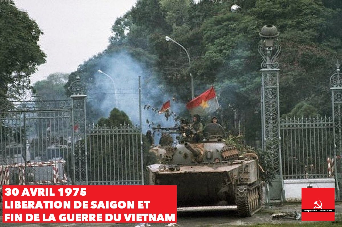 🇻🇳🚩 30 Avril 1975 - Les forces de l'Armée populaire du Vietnam et du Front national de libération du Sud Viêt Nam libèrent Saïgon, la capitale de l'état fantoche du Sud-Vietnam. Le Vietnam 🇻🇳 aura mis à genou deux puissances impérialistes : La France et les Etats-Unis