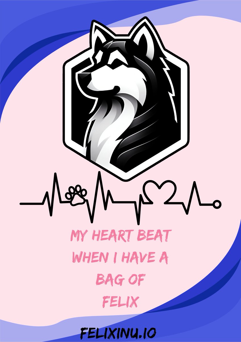 My heart ❤️ beat 
When I have a BAG of
$FELIX
➡️Follow @CapitalistOG
➡️Follow @FelixInuETH 
➡️Join t.me/felixportalERC
➡️Visit felixinu.io
#memecoins #BTCHalving2024 #MemeCoinSeason2024 #Bullrun2024 #EthereumETF #AltcoinGems #Crypto #meme  #BaseChain #BinanceLive