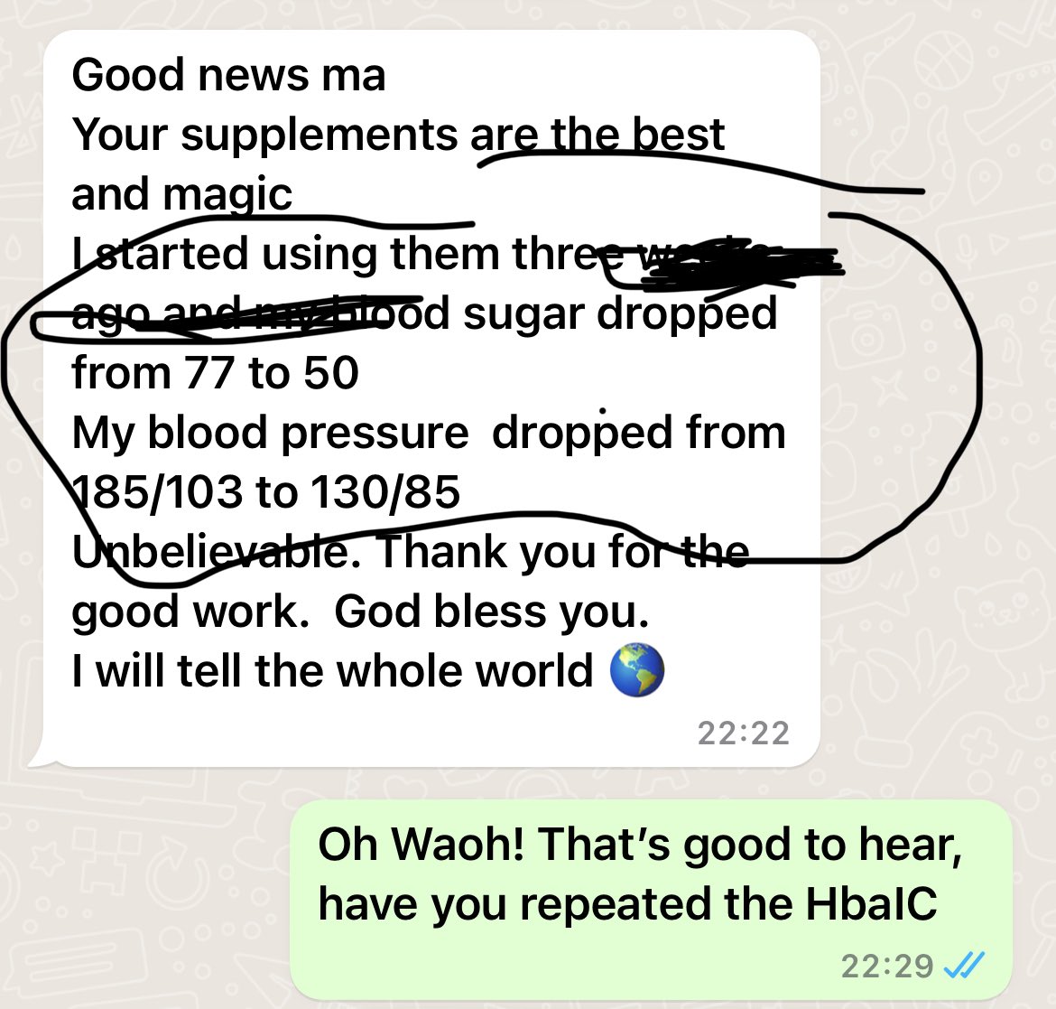 Testimonials like ❤️ this >>>>>>> any tough day. So Grateful for improved health and wellbeing for my clients Can you see that bits about Him shouting it to the world 🌍. Yes 🙌 our Brand is built by word of mouth and we are absolutely 💯 proud and ecstatic 🤩 for that