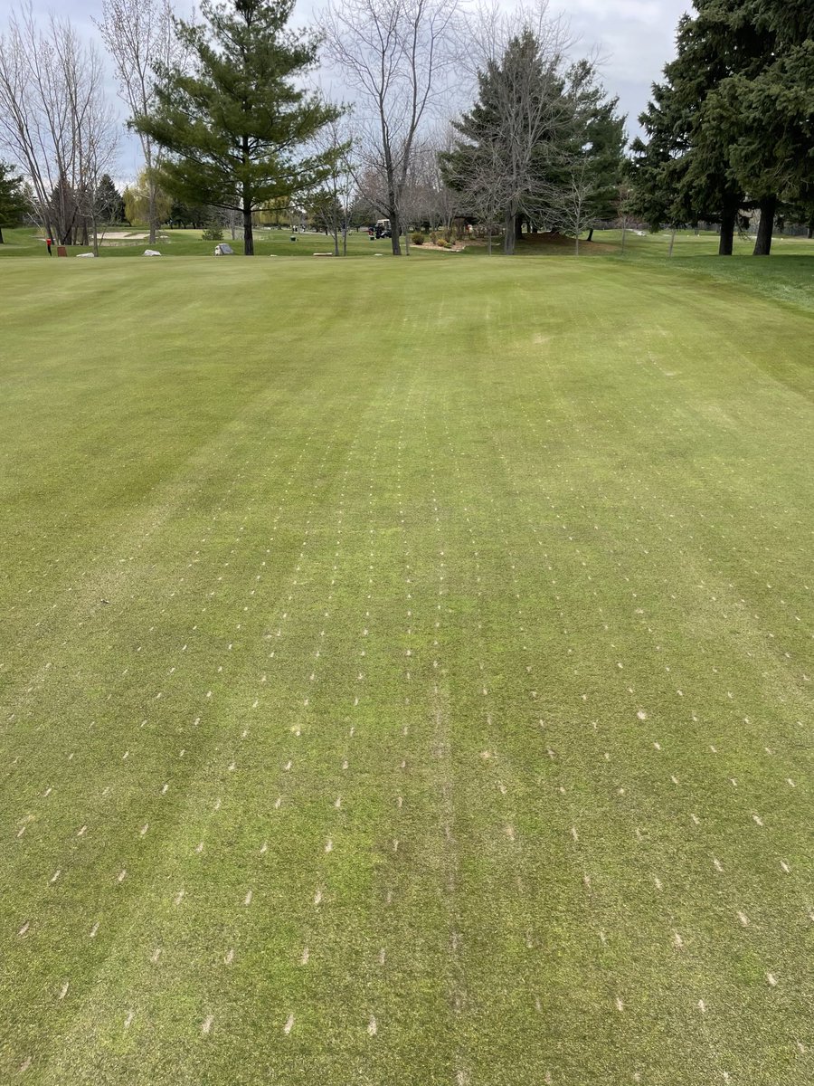 #Dryject #Maximus today at ⁦<a href="/golfatlantide/">Golf Atlantide</a>⁩ thank you ⁦<a href="/MtlTurf/">Christopher Bonnier</a>⁩ for having us! (Before &amp; After) ⁦<a href="/DryJect/">DryJect Inc</a>⁩ #Soltek
