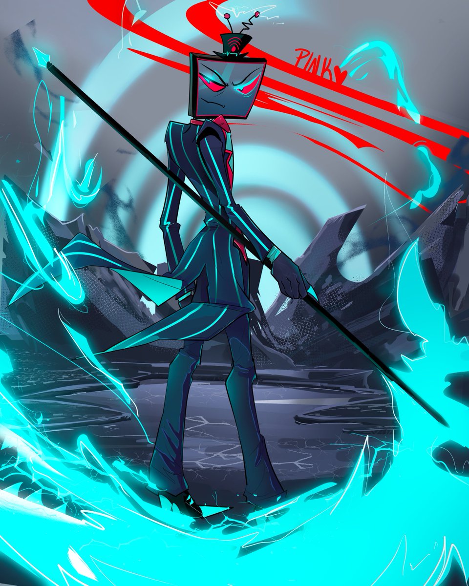 I like scythes so I gave one to Vox 😌#hazbinhotel #hazbinhotelfanart #vox #hazbinhotelvox