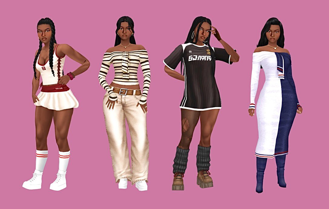 THE FITS are just Purrfect💅🏽💖🔥
#ShowUsYourSims