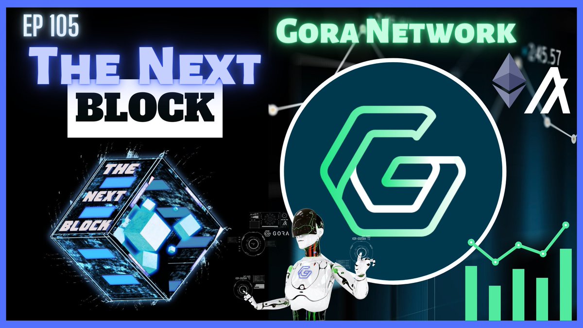 Join us this Thursday on @TheNextBlock3 for episode 105 with @Osman808s from @GoraNetwork! 🚨 We'll discuss the game-changing @Rocifi merger, AI/ML contest with @gizatechxyz, the expansion to #EVM, and the innovative #Algorand cross-chain launchpad! $ALGO $ETH Watch live on X &