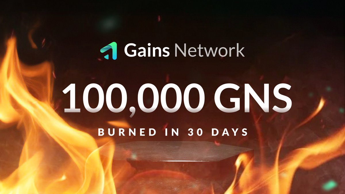 🔥 Milestone Alert: Over 100,000 $GNS Burned! 🔥 In less than 30 days since hiking our burn rate, we've burned over 100K $GNS! The fire rages on — our burning spree isn't over yet 🚒