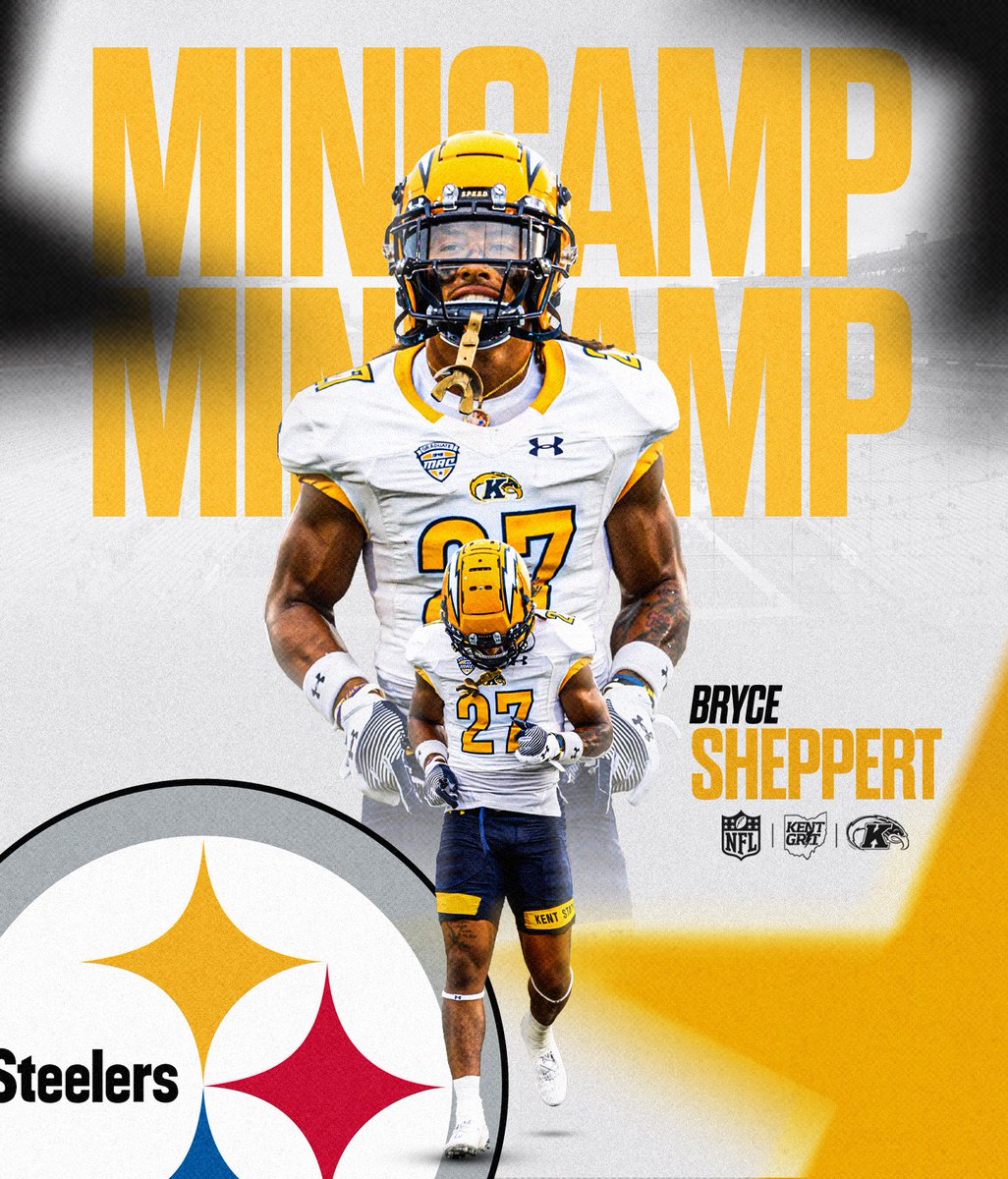 Kent State ➡️ Pittsburgh Steelers Congrats to our man, @B_sheppert, on earning a camp invite in the Steel City! #KentGRIT ⚡️ #ALLIN