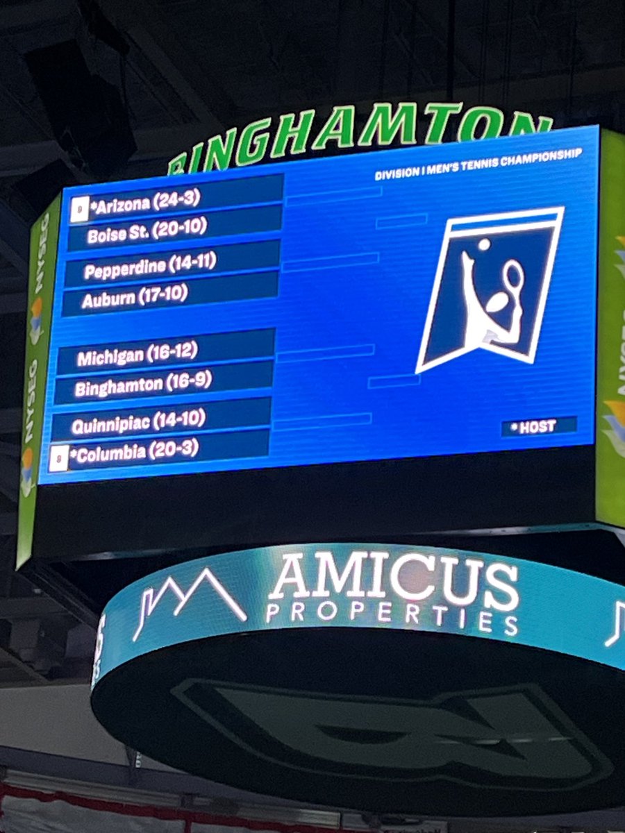 Men’s tennis is headed to NYC for NCAAs!! Bearcats earned the No. 3 seed at the Columbia Regional and will face Michigan in a first round match on Friday. #ClawsOut