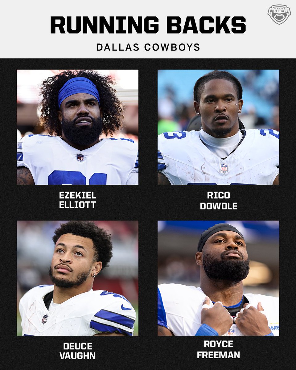 Who will be the Cowboys' RB1? 🤠