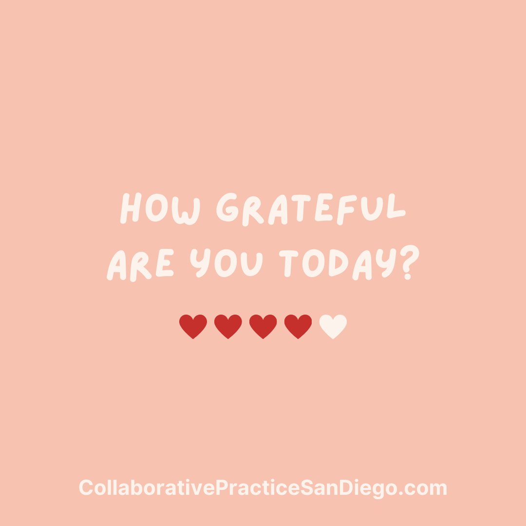 What is one thing you are grateful for today? #gratitude #divorce #collaborativedivorce