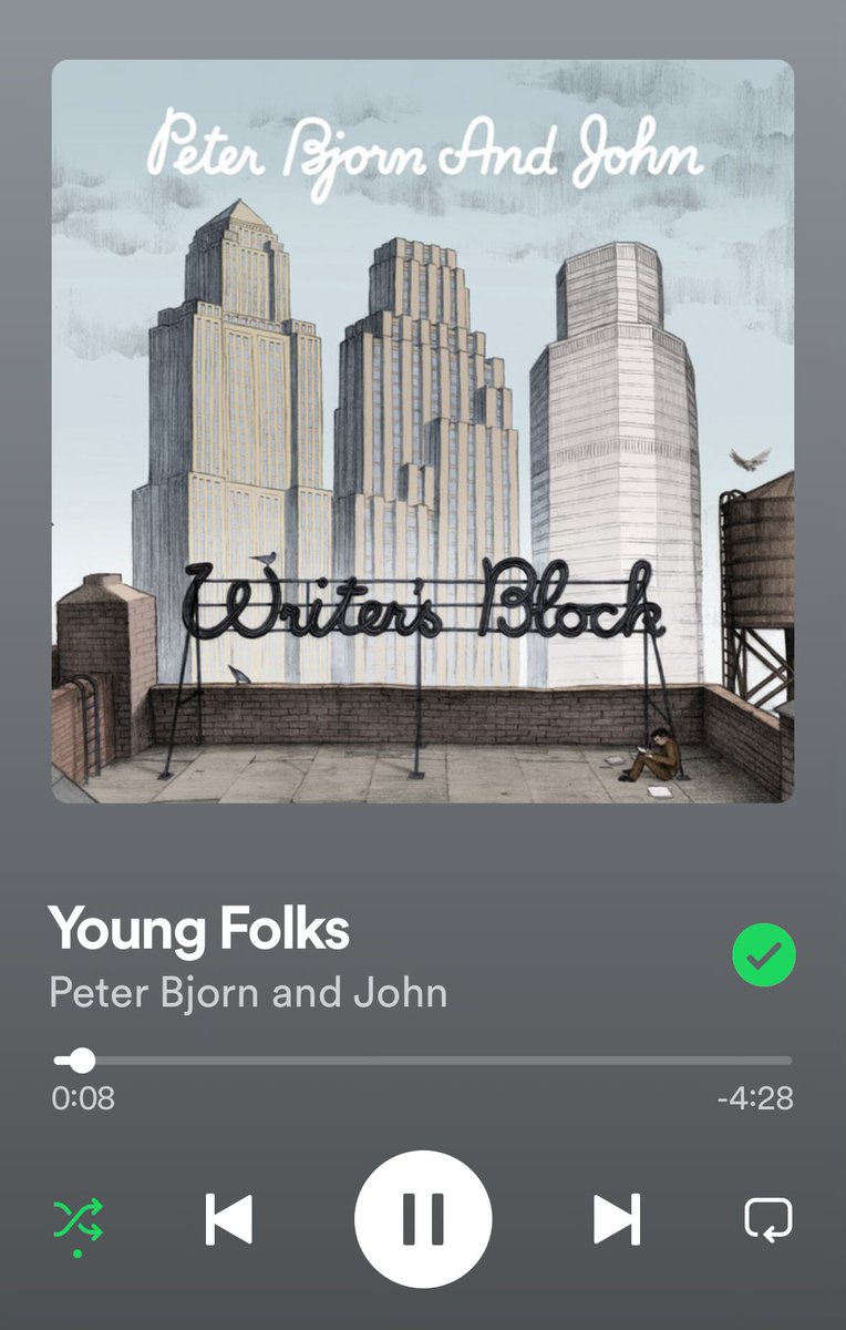 #SongOfTheDay @PeterBjornJohn 🎶 Everyone is leaving, I’m still with you