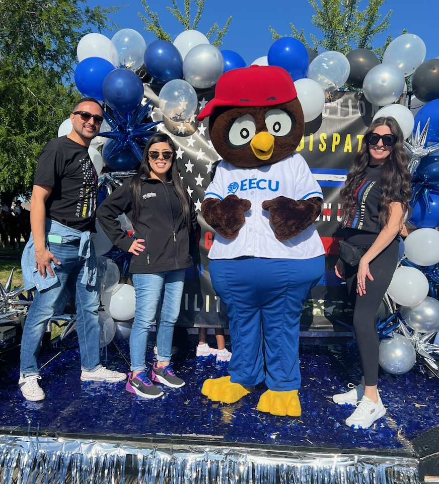 Our Old Town Clovis branch participated in the Clovis Rodeo Parade last Saturday with their patriotic float celebrating the heroes in our community. Thank you to all of our local heroes! #FirstResponders #Military #Volunteers #LocalHeroes