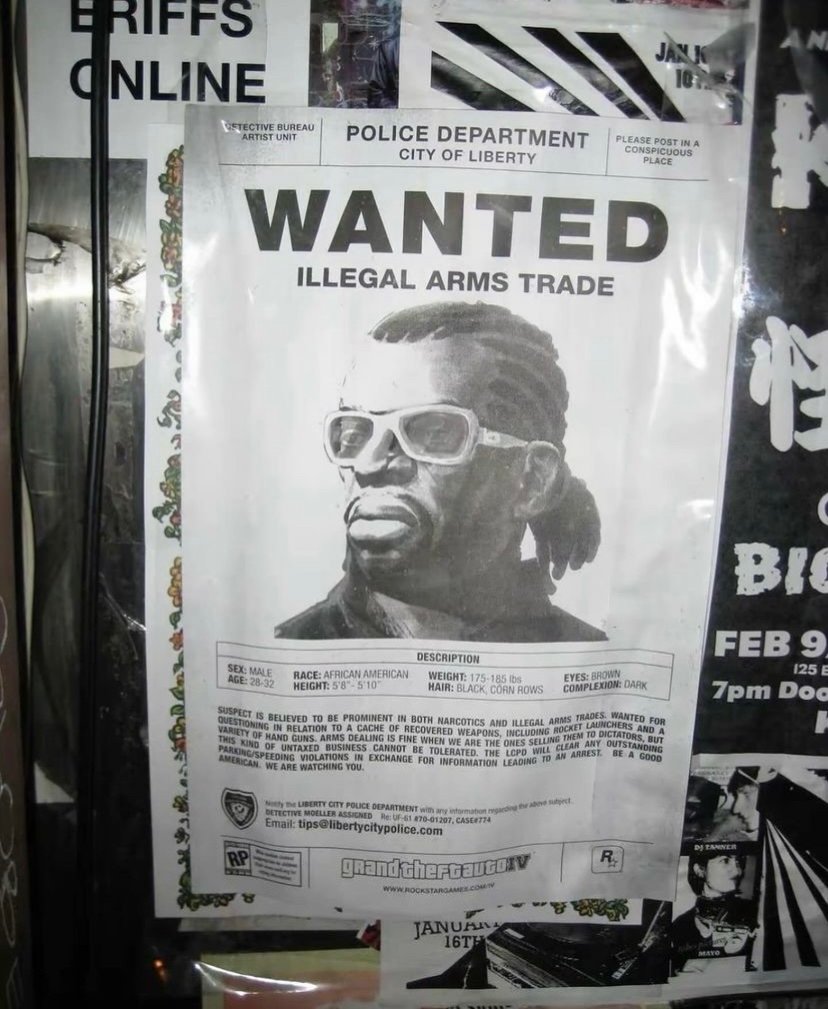 Rockstar Games promoting GTA IV with 'Wanted” posters in New York (2007)