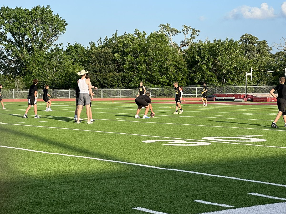 The Future. Love seeing our young men compete. Some top notch 7 on 7 tonight. #DYJ @AMCHSTigerClub @ConsolFootball @csmsknights @AMCMSAthletics @WellbornBoys