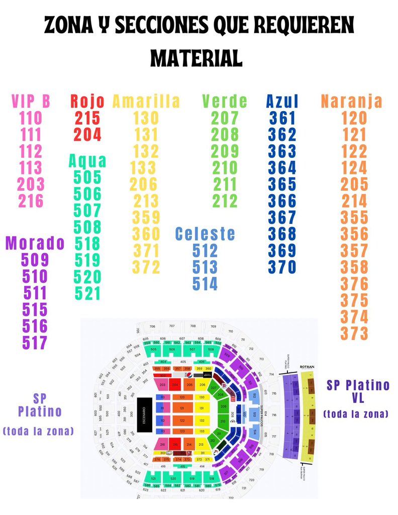 ❤️ Me equivoqué Fan Project ❤️

Al inicio de la canción las personas pertenecientes a las zonas coloreadas con rojo deberán colocar el celofán de dicho color en el flash de su celular, mismo que se les será proporcionado por chicas del staff +