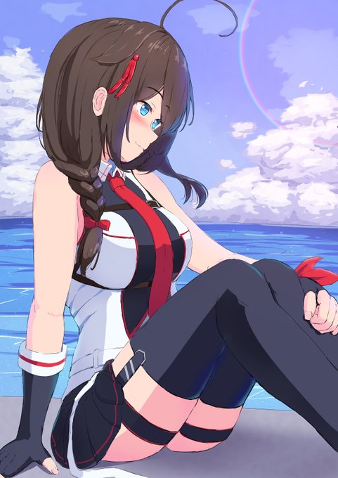 #今月描いた絵を晒そう
艦これです 