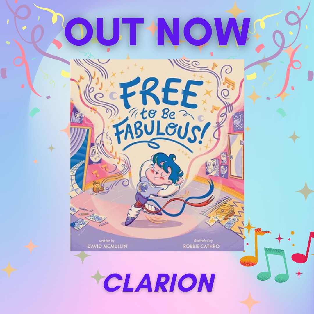 ✨NEW RELEASE✨

Free to Be Fabulous, written by @davidmcmullinpb and illustrated by @RobbieCathro, is an exuberant and affirming picture book about self-expression, allyship, and celebrating differences. 

AMZ: amazon.com/Free-Be-Fabulo…
B&N: valsec.barnesandnoble.com/w/free-to-be-f…