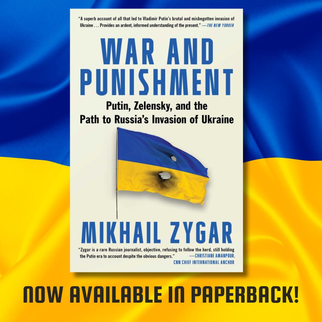 'One of Russia’s smartest and best-sourced young journalists” (@nytimes)—the first work by a Russian author covering his country’s history of oppressing Ukraine and an urgent overview of the war for Ukrainian independence. WAR AND PUNISHMENT by @zygaro: spr.ly/6012jBt6Y