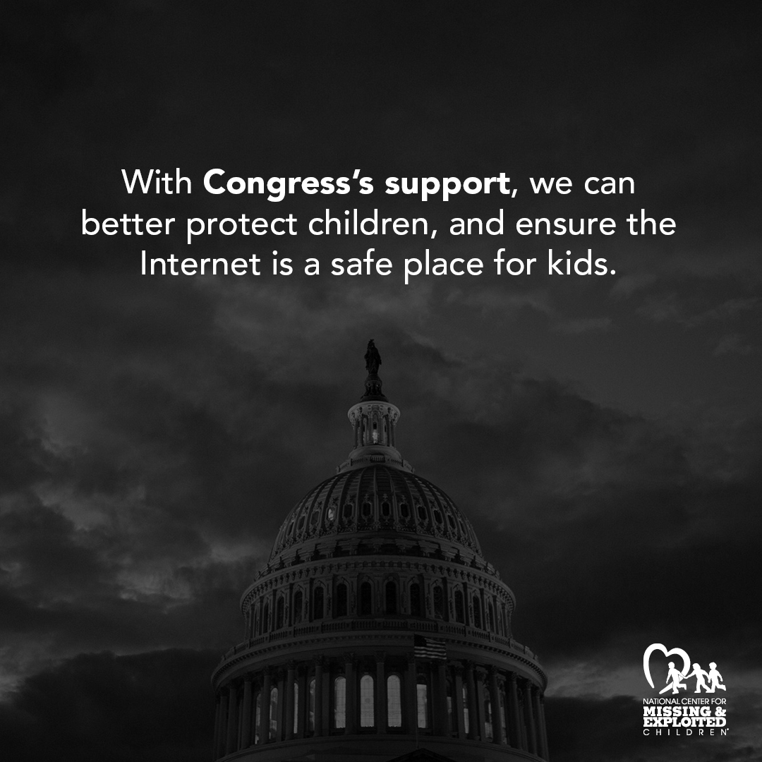 NCMEC is pleased to see the House unanimously pass the REPORT Act! Thank you @MarshaBlackburn and @SenOssoff for your leadership on this bill in the Senate and your commitment to online child safety. The safety of children online is an issue that needs to be addressed…