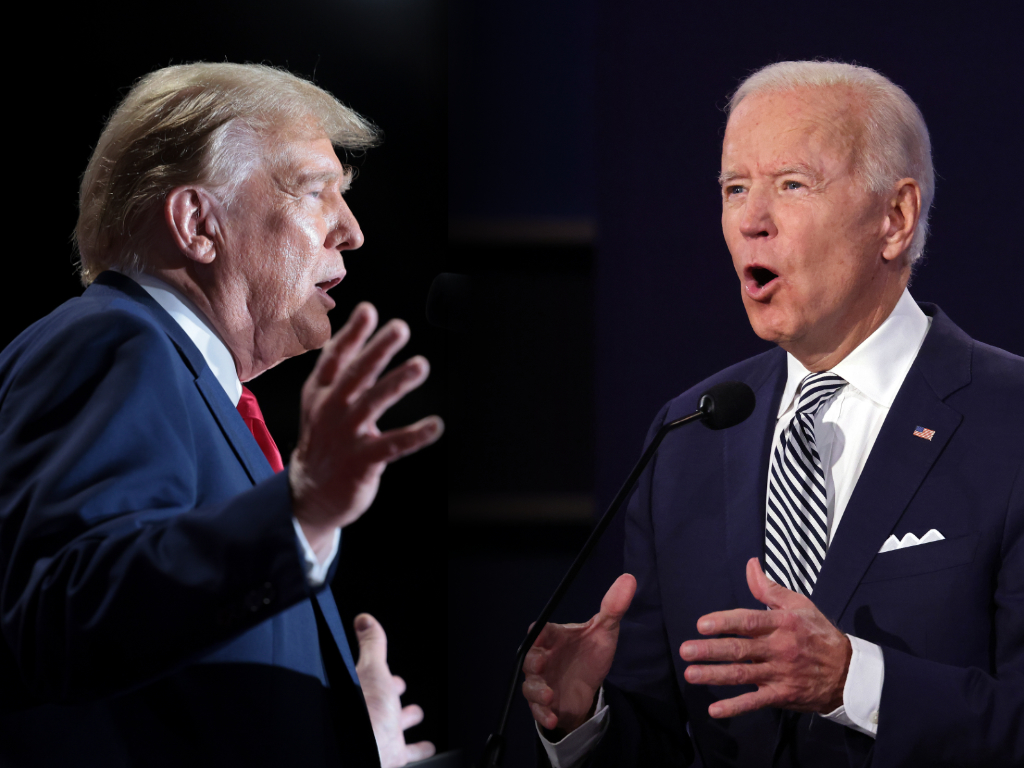 Trump nostalgia way up, Gaza dragging down Biden in CNN survey trib.al/A42mpYT