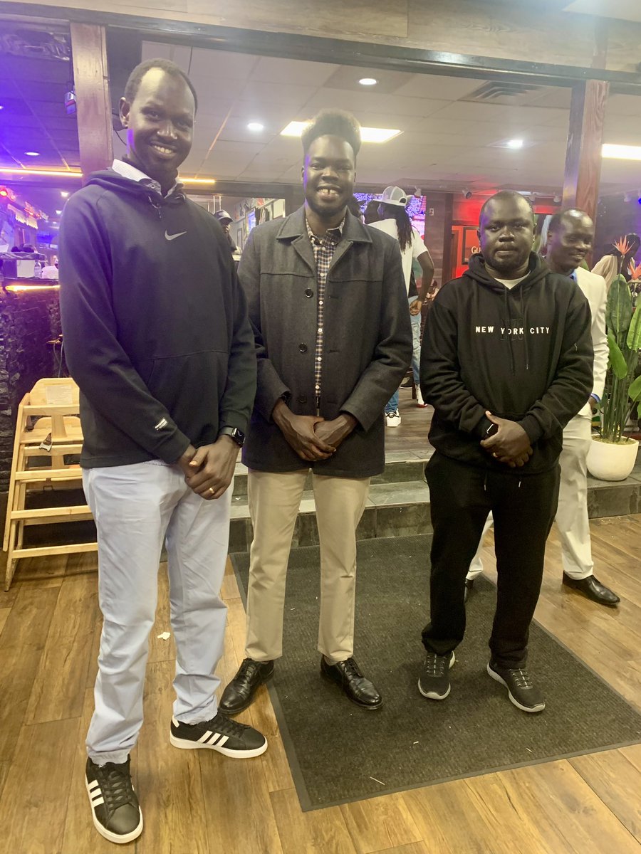 It was good to meet these two brothers in #Minnesota. #South_Sudan has great young and talented leaders, which makes me so optimistic about the future of this young nation despite of its challenges. I wish you two a good trip back home!