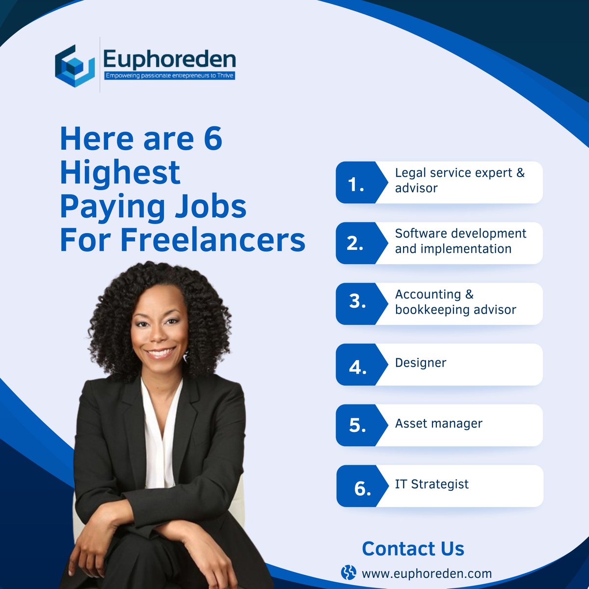 Be Enlightened as  Freelancer!

Join us at euphoreden.com to learn more.

#freelancelife #freelancertips #FreelancerSuccess